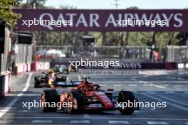 Carlos Sainz Jr (ESP) Ferrari SF-24. 15.09.2024. Formula 1 World Championship, Rd 17, Azerbaijan Grand Prix, Baku Street Circuit, Azerbaijan, Race Day.