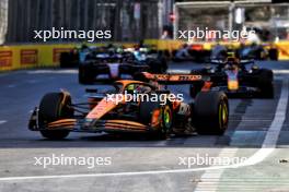 Oscar Piastri (AUS) McLaren MCL38. 15.09.2024. Formula 1 World Championship, Rd 17, Azerbaijan Grand Prix, Baku Street Circuit, Azerbaijan, Race Day.