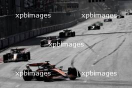 Oscar Piastri (AUS) McLaren MCL38. 15.09.2024. Formula 1 World Championship, Rd 17, Azerbaijan Grand Prix, Baku Street Circuit, Azerbaijan, Race Day.