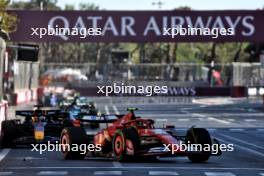 Carlos Sainz Jr (ESP) Ferrari SF-24. 15.09.2024. Formula 1 World Championship, Rd 17, Azerbaijan Grand Prix, Baku Street Circuit, Azerbaijan, Race Day.