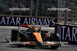 Lando Norris (GBR) McLaren MCL38. 15.09.2024. Formula 1 World Championship, Rd 17, Azerbaijan Grand Prix, Baku Street Circuit, Azerbaijan, Race Day.