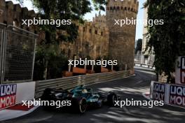 Fernando Alonso (ESP) Aston Martin F1 Team AMR24. 15.09.2024. Formula 1 World Championship, Rd 17, Azerbaijan Grand Prix, Baku Street Circuit, Azerbaijan, Race Day.