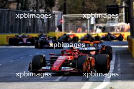 Charles Leclerc (MON) Ferrari SF-24. 15.09.2024. Formula 1 World Championship, Rd 17, Azerbaijan Grand Prix, Baku Street Circuit, Azerbaijan, Race Day.