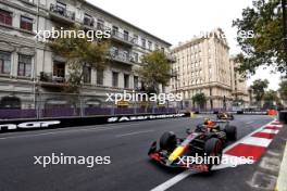 Sergio Perez (MEX) Red Bull Racing RB20. 14.09.2024. Formula 1 World Championship, Rd 17, Azerbaijan Grand Prix, Baku Street Circuit, Azerbaijan, Qualifying Day.