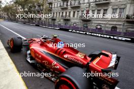 Carlos Sainz Jr (ESP) Ferrari SF-24. 14.09.2024. Formula 1 World Championship, Rd 17, Azerbaijan Grand Prix, Baku Street Circuit, Azerbaijan, Qualifying Day.