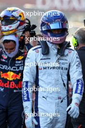 Alexander Albon (THA) Williams Racing in qualifying parc ferme. 14.09.2024. Formula 1 World Championship, Rd 17, Azerbaijan Grand Prix, Baku Street Circuit, Azerbaijan, Qualifying Day.