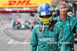 Fernando Alonso (ESP) Aston Martin F1 Team. 14.09.2024. Formula 1 World Championship, Rd 17, Azerbaijan Grand Prix, Baku Street Circuit, Azerbaijan, Qualifying Day.