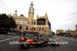 Lando Norris (GBR) McLaren MCL38. 14.09.2024. Formula 1 World Championship, Rd 17, Azerbaijan Grand Prix, Baku Street Circuit, Azerbaijan, Qualifying Day.