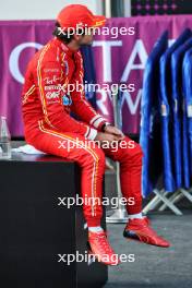 Third placed Carlos Sainz Jr (ESP) Ferrari in qualifying parc ferme. 14.09.2024. Formula 1 World Championship, Rd 17, Azerbaijan Grand Prix, Baku Street Circuit, Azerbaijan, Qualifying Day.