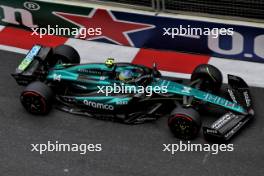 Fernando Alonso (ESP) Aston Martin F1 Team AMR24. 14.09.2024. Formula 1 World Championship, Rd 17, Azerbaijan Grand Prix, Baku Street Circuit, Azerbaijan, Qualifying Day.