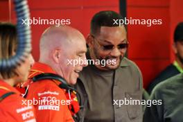 Will Smith (USA) Actor with Jock Clear (GBR) Ferrari Senior Performance Engineer. 14.09.2024. Formula 1 World Championship, Rd 17, Azerbaijan Grand Prix, Baku Street Circuit, Azerbaijan, Qualifying Day.