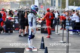 Franco Colapinto (ARG) Williams Racing in qualifying parc ferme. 14.09.2024. Formula 1 World Championship, Rd 17, Azerbaijan Grand Prix, Baku Street Circuit, Azerbaijan, Qualifying Day.