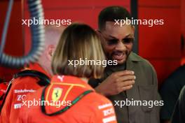 Will Smith (USA) Actor with Jock Clear (GBR) Ferrari Senior Performance Engineer. 14.09.2024. Formula 1 World Championship, Rd 17, Azerbaijan Grand Prix, Baku Street Circuit, Azerbaijan, Qualifying Day.