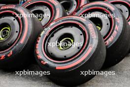 Pirelli tyres. 14.09.2024. Formula 1 World Championship, Rd 17, Azerbaijan Grand Prix, Baku Street Circuit, Azerbaijan, Qualifying Day.