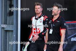 Nico Hulkenberg (GER) Haas F1 Team. 14.09.2024. Formula 1 World Championship, Rd 17, Azerbaijan Grand Prix, Baku Street Circuit, Azerbaijan, Qualifying Day.