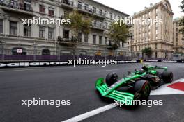 Zhou Guanyu (CHN) Sauber C44. 14.09.2024. Formula 1 World Championship, Rd 17, Azerbaijan Grand Prix, Baku Street Circuit, Azerbaijan, Qualifying Day.