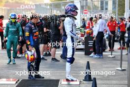 Alexander Albon (THA) Williams Racing in qualifying parc ferme. 14.09.2024. Formula 1 World Championship, Rd 17, Azerbaijan Grand Prix, Baku Street Circuit, Azerbaijan, Qualifying Day.