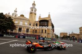 Oscar Piastri (AUS) McLaren MCL38. 14.09.2024. Formula 1 World Championship, Rd 17, Azerbaijan Grand Prix, Baku Street Circuit, Azerbaijan, Qualifying Day.