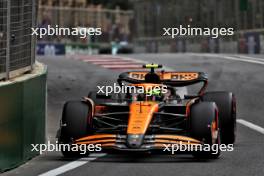 Lando Norris (GBR) McLaren MCL38. 14.09.2024. Formula 1 World Championship, Rd 17, Azerbaijan Grand Prix, Baku Street Circuit, Azerbaijan, Qualifying Day.