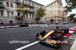 Oscar Piastri (AUS) McLaren MCL38. 14.09.2024. Formula 1 World Championship, Rd 17, Azerbaijan Grand Prix, Baku Street Circuit, Azerbaijan, Qualifying Day.