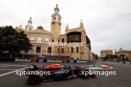 Sergio Perez (MEX) Red Bull Racing RB20. 14.09.2024. Formula 1 World Championship, Rd 17, Azerbaijan Grand Prix, Baku Street Circuit, Azerbaijan, Qualifying Day.