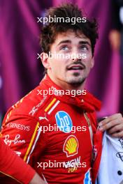 Pole sitter Charles Leclerc (MON) Ferrari in qualifying parc ferme. 14.09.2024. Formula 1 World Championship, Rd 17, Azerbaijan Grand Prix, Baku Street Circuit, Azerbaijan, Qualifying Day.