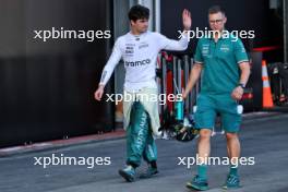 Lance Stroll (CDN) Aston Martin F1 Team. 14.09.2024. Formula 1 World Championship, Rd 17, Azerbaijan Grand Prix, Baku Street Circuit, Azerbaijan, Qualifying Day.