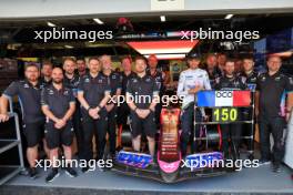 Esteban Ocon (FRA) Alpine F1 Team celebrates his 150th GP weekend with the team. 15.09.2024. Formula 1 World Championship, Rd 17, Azerbaijan Grand Prix, Baku Street Circuit, Azerbaijan, Race Day.