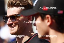 Nico Hulkenberg (GER) Haas F1 Team on the drivers' parade. 15.09.2024. Formula 1 World Championship, Rd 17, Azerbaijan Grand Prix, Baku Street Circuit, Azerbaijan, Race Day.