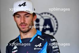 Pierre Gasly (FRA) Alpine F1 Team on the drivers' parade. 15.09.2024. Formula 1 World Championship, Rd 17, Azerbaijan Grand Prix, Baku Street Circuit, Azerbaijan, Race Day.