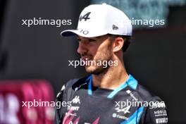 Pierre Gasly (FRA) Alpine F1 Team on the drivers' parade. 15.09.2024. Formula 1 World Championship, Rd 17, Azerbaijan Grand Prix, Baku Street Circuit, Azerbaijan, Race Day.