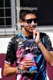 Esteban Ocon (FRA) Alpine F1 Team on the drivers' parade. 15.09.2024. Formula 1 World Championship, Rd 17, Azerbaijan Grand Prix, Baku Street Circuit, Azerbaijan, Race Day.