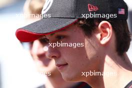 Oliver Bearman (GBR) Haas F1 Team on the drivers' parade. 15.09.2024. Formula 1 World Championship, Rd 17, Azerbaijan Grand Prix, Baku Street Circuit, Azerbaijan, Race Day.