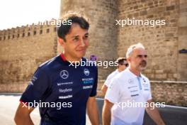 Alexander Albon (THA) Williams Racing walks the circuit. 12.09.2024. Formula 1 World Championship, Rd 17, Azerbaijan Grand Prix, Baku Street Circuit, Azerbaijan, Preparation Day.