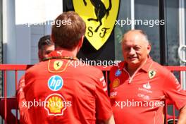 Frederic Vasseur (FRA) Ferrari Team Principal. 12.09.2024. Formula 1 World Championship, Rd 17, Azerbaijan Grand Prix, Baku Street Circuit, Azerbaijan, Preparation Day.