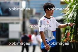 Yuki Tsunoda (JPN) RB. 12.09.2024. Formula 1 World Championship, Rd 17, Azerbaijan Grand Prix, Baku Street Circuit, Azerbaijan, Preparation Day.