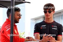 Oliver Bearman (GBR) Haas F1 Team. 12.09.2024. Formula 1 World Championship, Rd 17, Azerbaijan Grand Prix, Baku Street Circuit, Azerbaijan, Preparation Day.