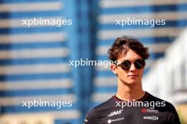 Oliver Bearman (GBR) Haas F1 Team. 12.09.2024. Formula 1 World Championship, Rd 17, Azerbaijan Grand Prix, Baku Street Circuit, Azerbaijan, Preparation Day.