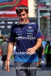 Franco Colapinto (ARG) Williams Racing. 12.09.2024. Formula 1 World Championship, Rd 17, Azerbaijan Grand Prix, Baku Street Circuit, Azerbaijan, Preparation Day.