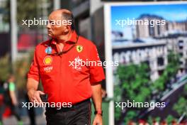 Frederic Vasseur (FRA) Ferrari Team Principal. 12.09.2024. Formula 1 World Championship, Rd 17, Azerbaijan Grand Prix, Baku Street Circuit, Azerbaijan, Preparation Day.