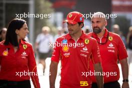 Carlos Sainz Jr (ESP) Ferrari. 12.09.2024. Formula 1 World Championship, Rd 17, Azerbaijan Grand Prix, Baku Street Circuit, Azerbaijan, Preparation Day.