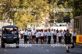 FIA members walk the circuit. 12.09.2024. Formula 1 World Championship, Rd 17, Azerbaijan Grand Prix, Baku Street Circuit, Azerbaijan, Preparation Day.