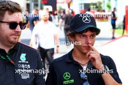 Andrea Kimi Antonelli (ITA) Mercedes AMG F1 W15 Junior Driver. 12.09.2024. Formula 1 World Championship, Rd 17, Azerbaijan Grand Prix, Baku Street Circuit, Azerbaijan, Preparation Day.