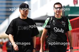 Guanyu Zhou (CHI), Sauber F1 Team  12.09.2024. Formula 1 World Championship, Rd 17, Azerbaijan Grand Prix, Baku Street Circuit, Azerbaijan, Preparation Day.