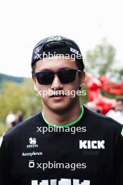 Zhou Guanyu (CHN) Sauber. 26.07.2024. Formula 1 World Championship, Rd 14, Belgian Grand Prix, Spa Francorchamps, Belgium, Practice Day.