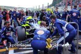 Alexander Albon (THA) Williams Racing FW46 on the grid. 28.07.2024. Formula 1 World Championship, Rd 14, Belgian Grand Prix, Spa Francorchamps, Belgium, Race Day.