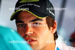 Lance Stroll (CDN) Aston Martin F1 Team on the grid. 28.07.2024. Formula 1 World Championship, Rd 14, Belgian Grand Prix, Spa Francorchamps, Belgium, Race Day.