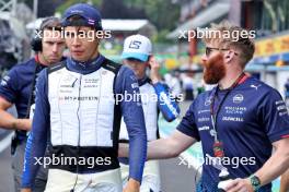 Alexander Albon (THA) Williams Racing on the grid. 28.07.2024. Formula 1 World Championship, Rd 14, Belgian Grand Prix, Spa Francorchamps, Belgium, Race Day.