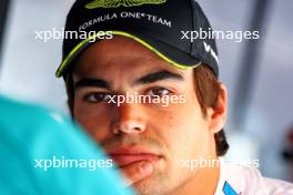 Lance Stroll (CDN) Aston Martin F1 Team on the grid. 28.07.2024. Formula 1 World Championship, Rd 14, Belgian Grand Prix, Spa Francorchamps, Belgium, Race Day.