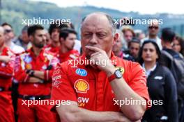 Frederic Vasseur (FRA) Ferrari Team Principal otg 28.07.2024. Formula 1 World Championship, Rd 14, Belgian Grand Prix, Spa Francorchamps, Belgium, Race Day.